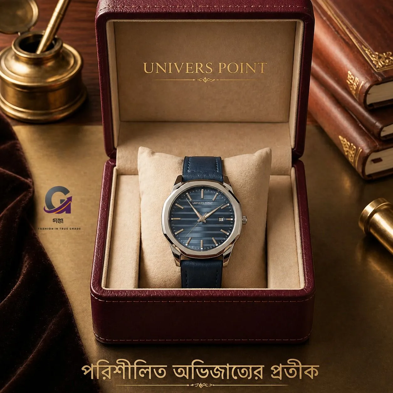 MG-01 Universe Point - Refined Elegance Men's Watch (Midnight Blue Edition)